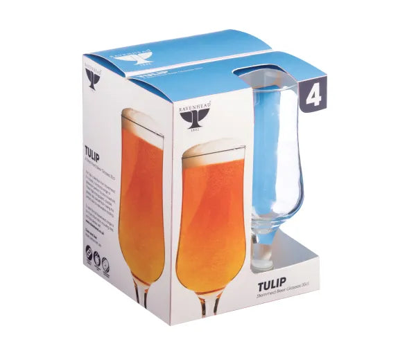 Rayware Tulip Pilsner Glasses x 4 35cl