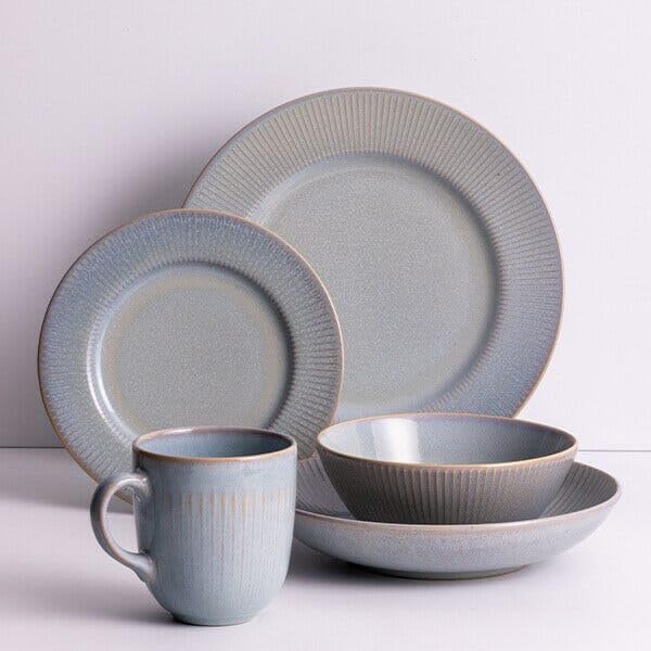 Mason Cash Reactive Linear Grey Bowl