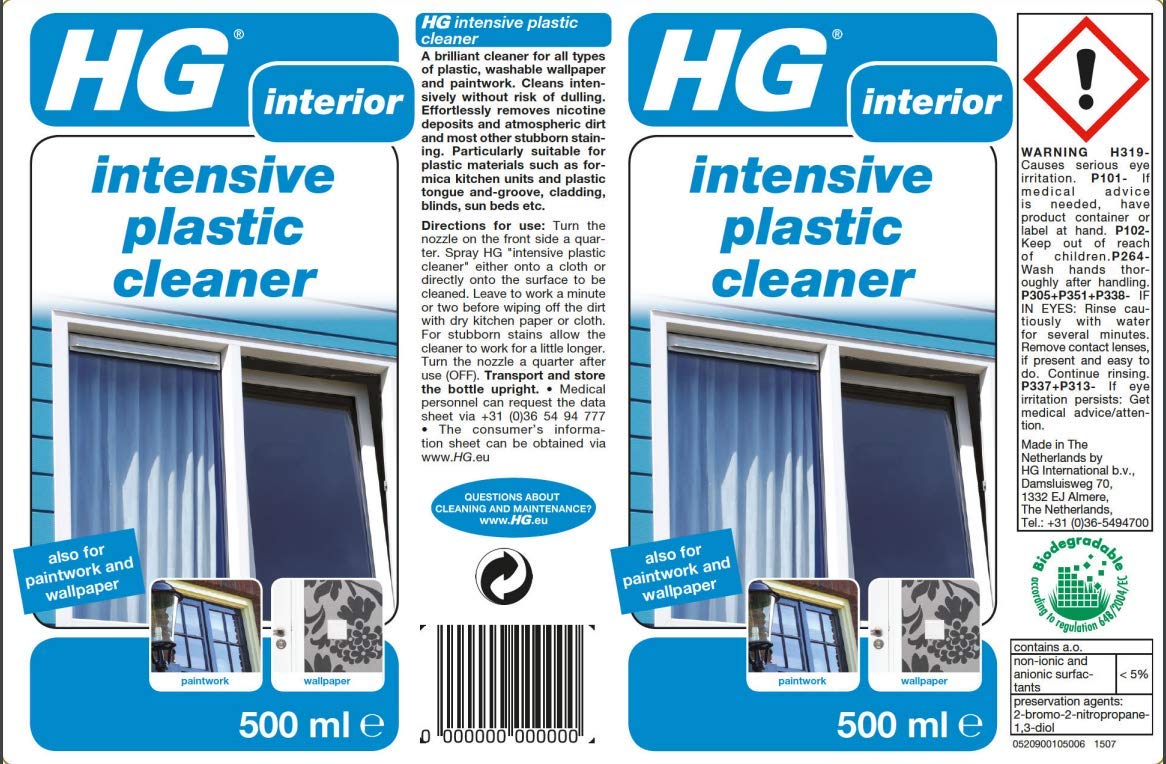 HG Limpiador Intenso de Plásticos