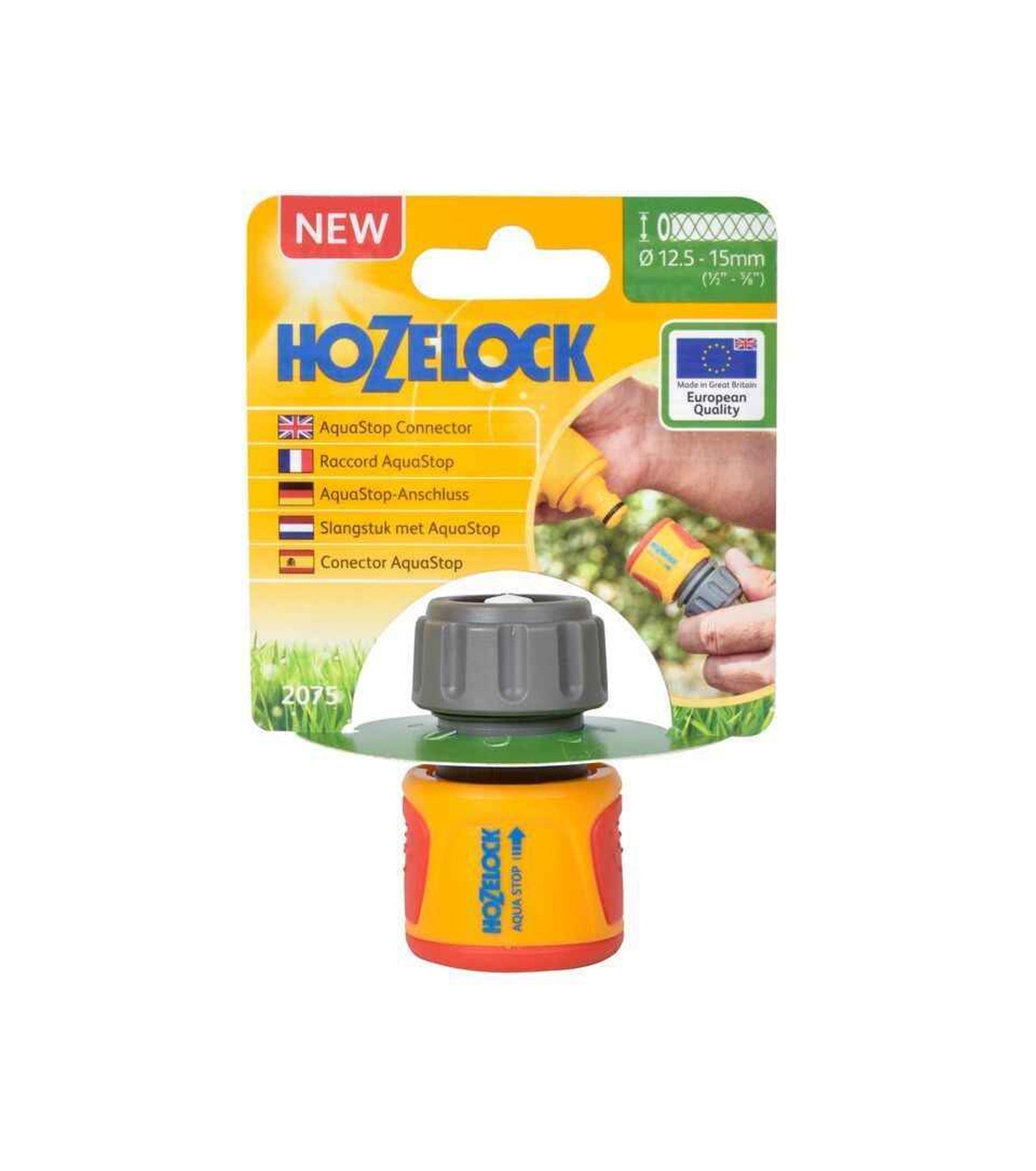 Hozelock Standard Soft Touch Waterstop Connector