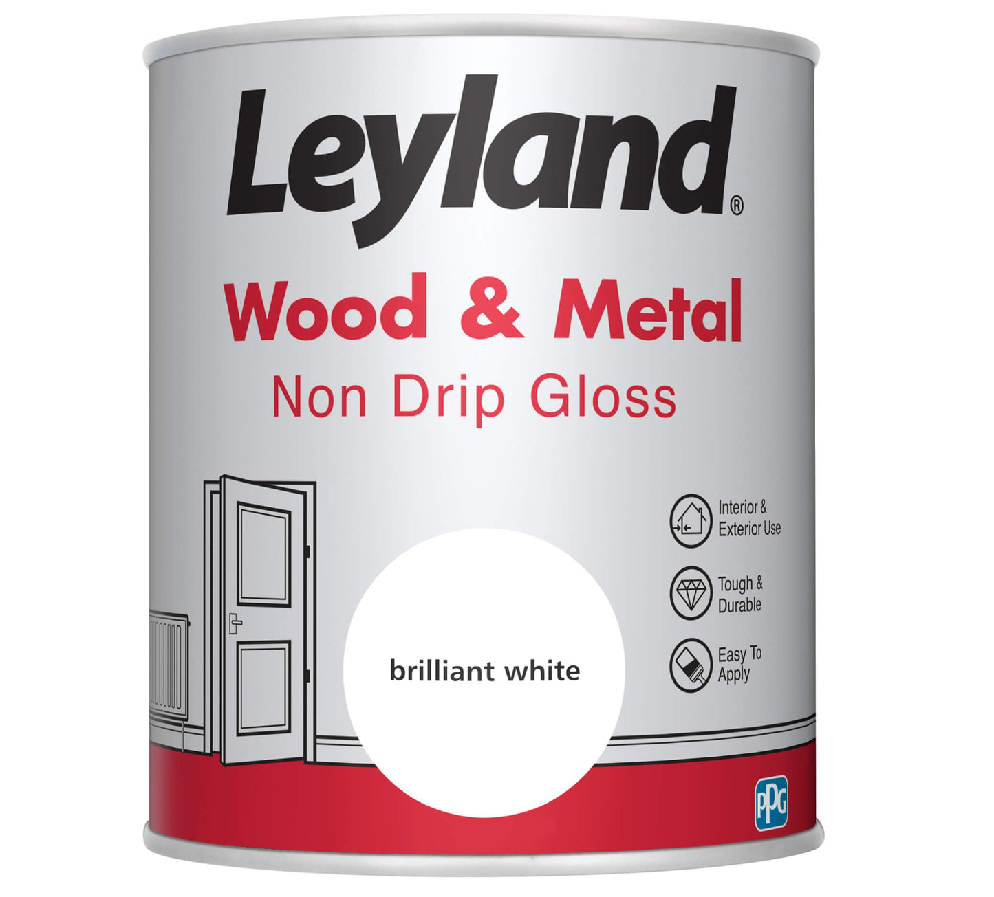 Leyland Wood & Metal Non Drip Gloss 750ml