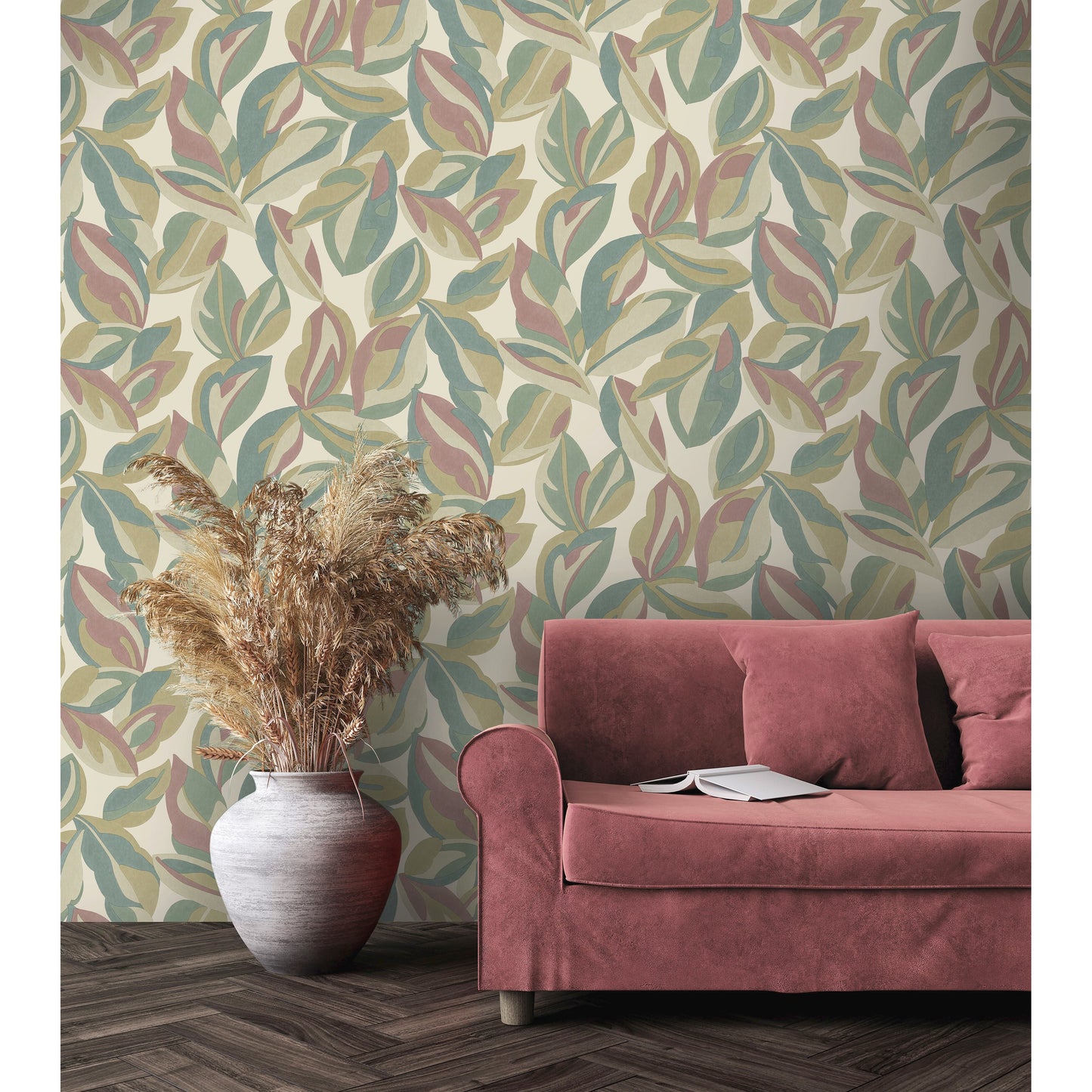 Holden Abstract Leaf Multi Wallpaper (13571)