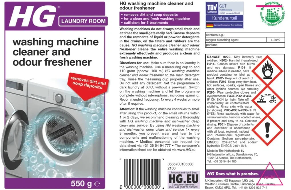 HG Smelly Washing Machine Cleaner