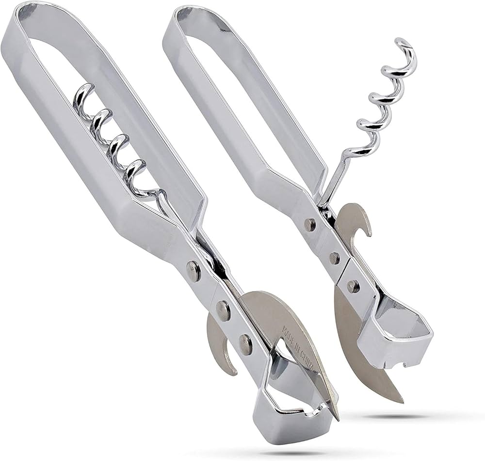 Chef Aid Can Opener with Corkscrew