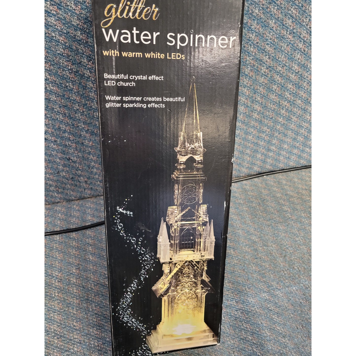 Glitter Water Spinner Church