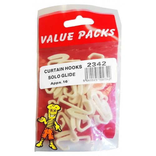 Fast Pak SOLO CURTAIN HOOKS