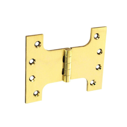 Securit Parliament Hinges Polished Brass (1 1/2 Pair)