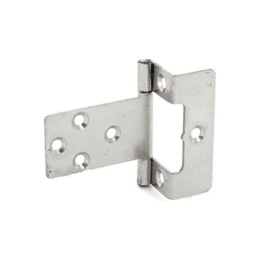 Securit Flush Hinges 5/8" Cranked Zinc Plated (Pair)