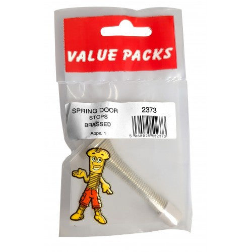 Fast Pak SPRING DOOR STOP BRASSED