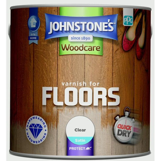 Johnstone's Varnish For Floors Satin 2.5L