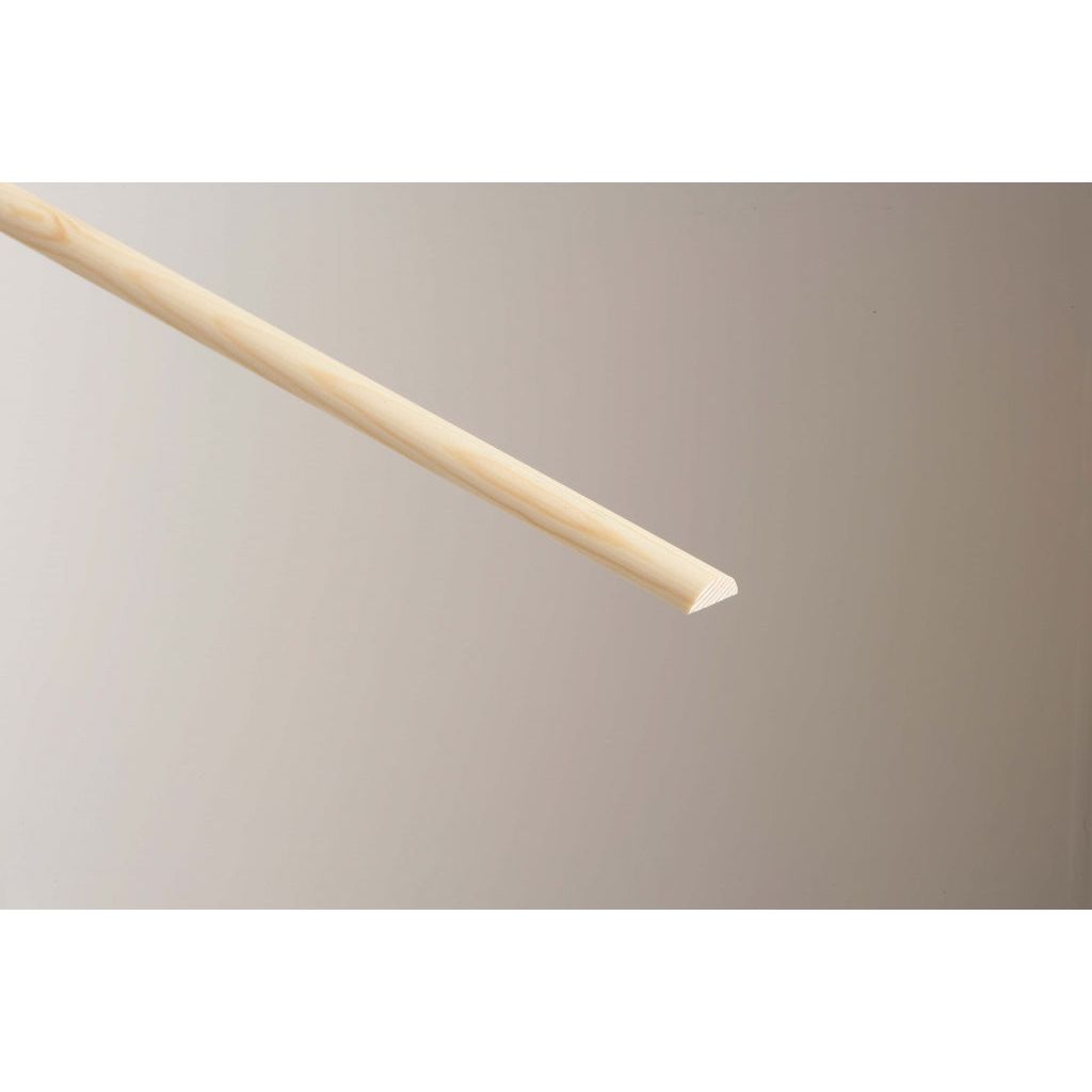 Molduras Cheshire Semicircular Pino 6 x 21 mm x 2,4 m
