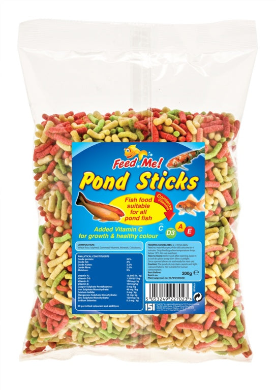 Feed Me Pond Sticks 200g