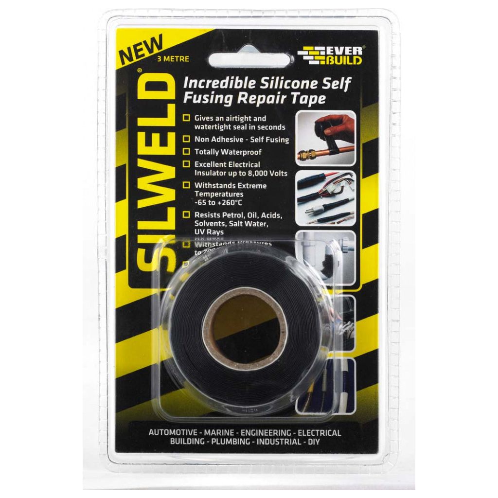 Everbuild Silweld Silicone Repair Tape Black