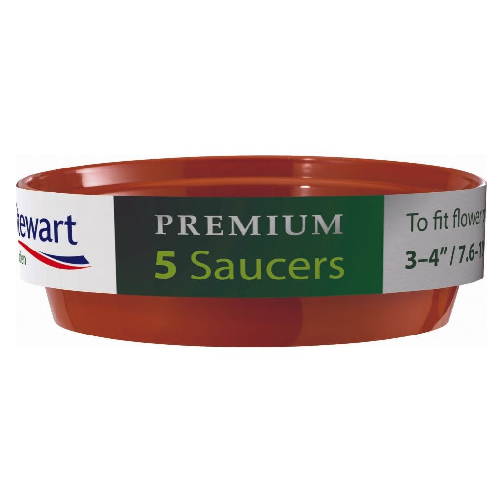Stewart Flower Pot Saucer Pack 5 3-4"