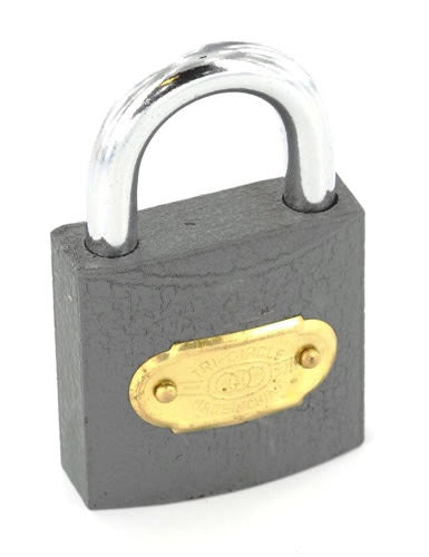 Securit Tricircle Iron Padlock Brass Cylinder