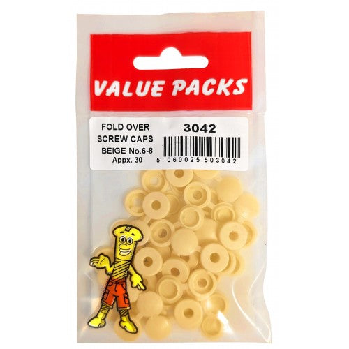 Fast Pak FOLD OVER CAPS BEIGE