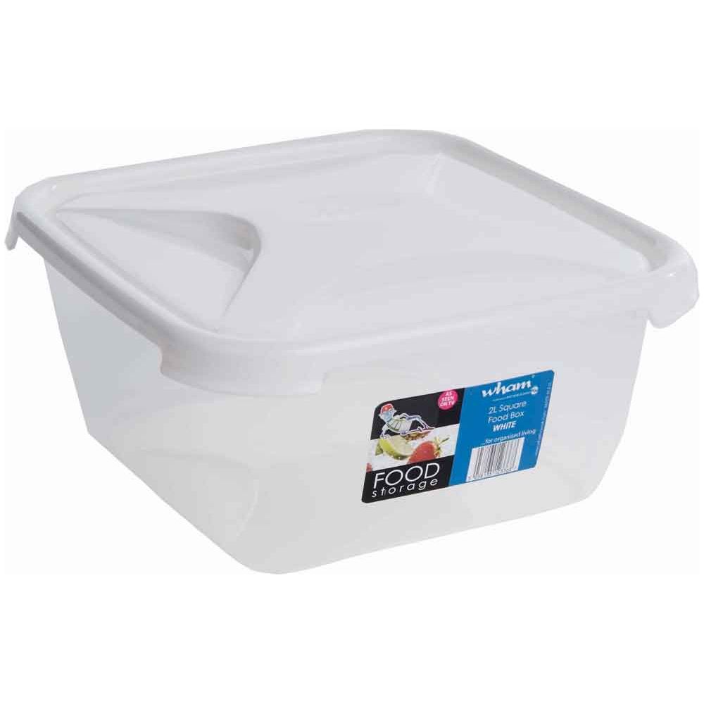 Wham Square Food Storage 2L White