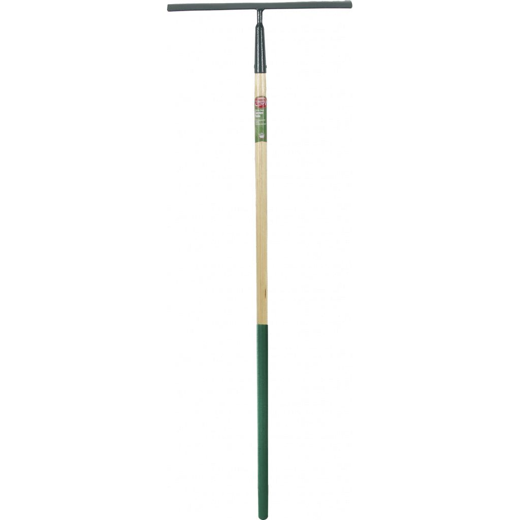 Rastrillo de jardín Ambassador de acero al carbono con mango de madera