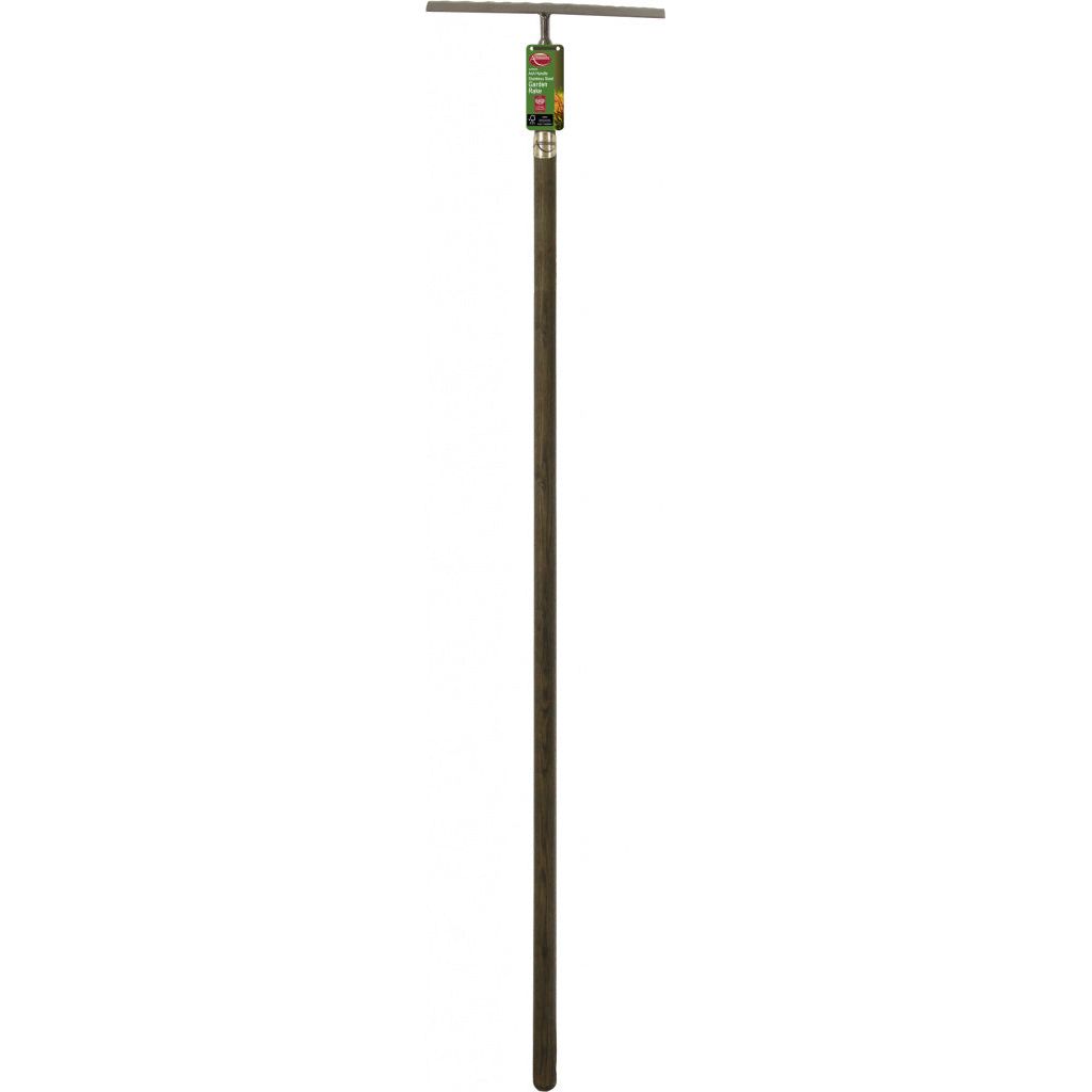 Ambassador Ash Handle Stainless Steel Garden Rake