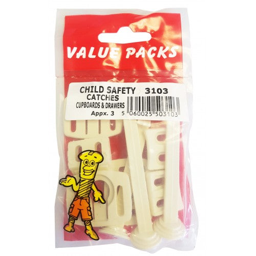 Fast Pak CHILD SAFETY CATCH ( DRAWERS & CUPBOARDS )