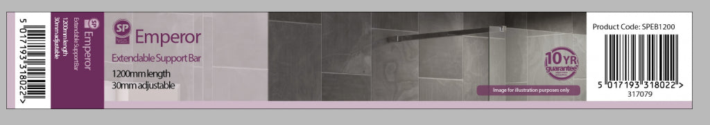 SP Emperor Extendable Support Bar 1200mm