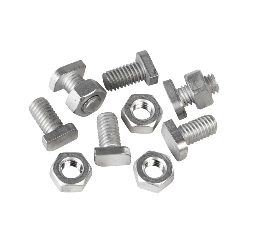 Ambassador Cropped Head Bolts & Nuts Pack Of 20