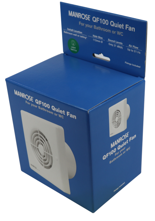 Manrose Quiet Timer Model 100mm