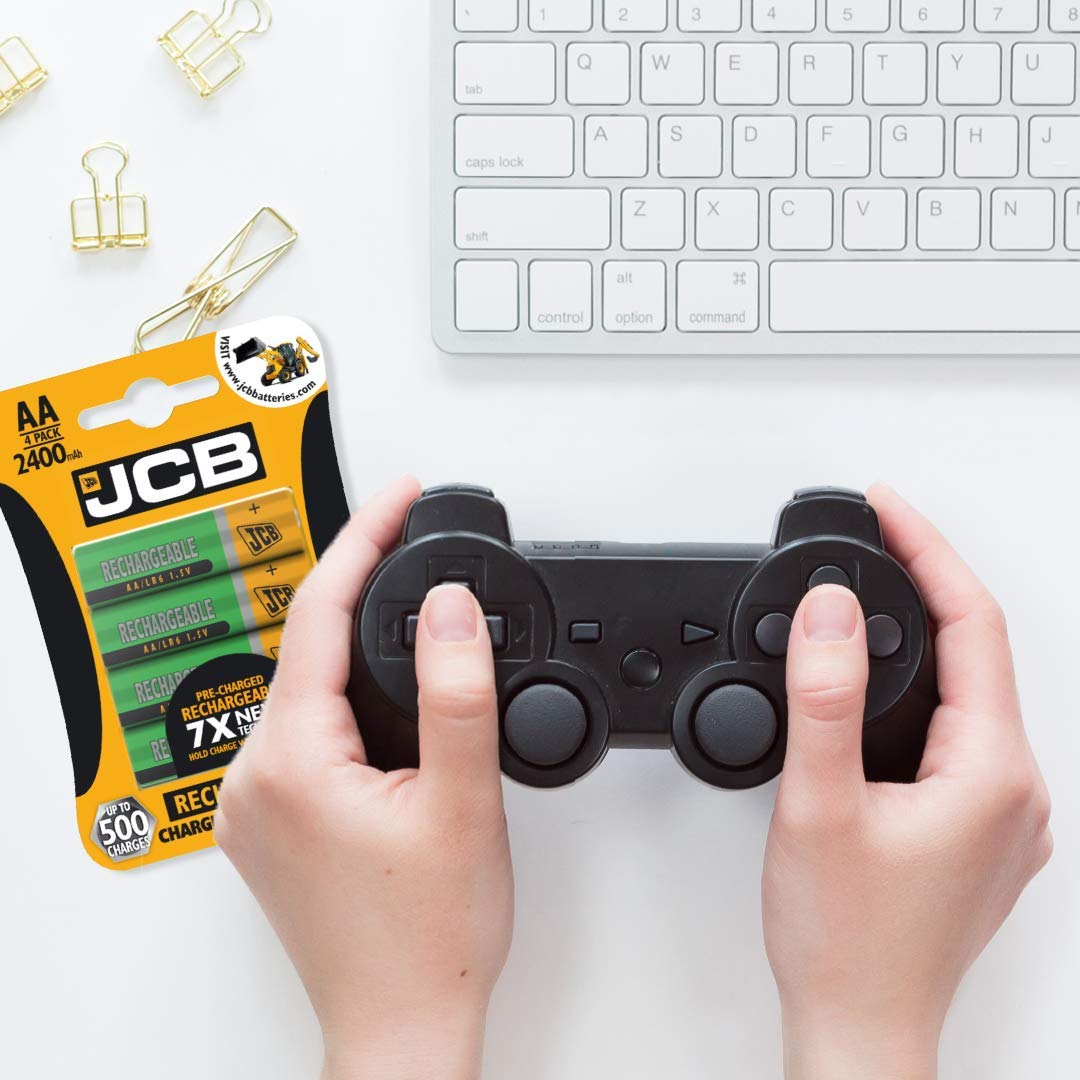 JCB Rechargeable AA Batteries