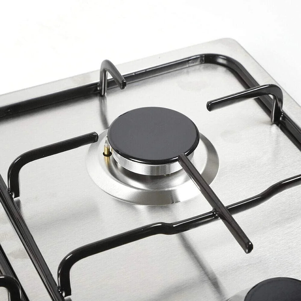 Kitchenplus 4 Burner Stainless Steel Gas Hob