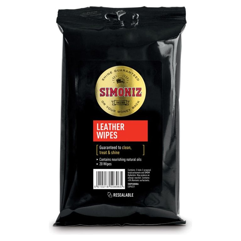 Simoniz Leather Wipes Pack 20