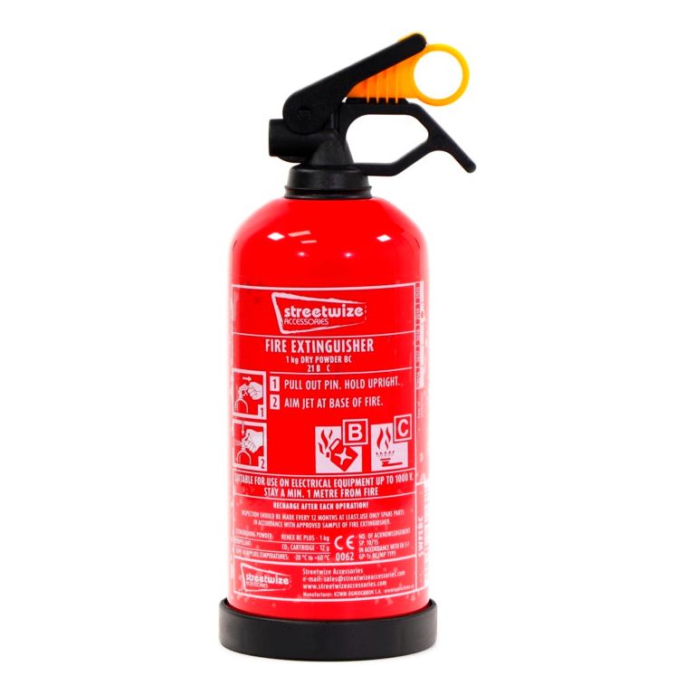 Streetwize BC Fire Extinguisher-No Gauge 1kg