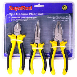 SupaTool Deluxe Plier Set 3 Piece