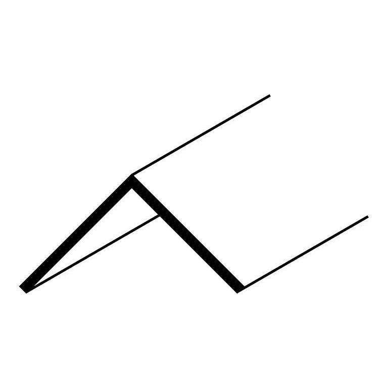 Ángulo Easyfix 8 pies x 25 mm Negro