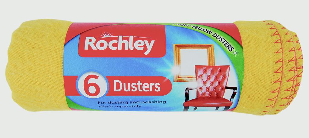 Rochley Standard Yellow Duster 6 Pack