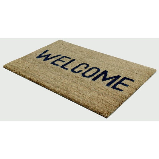 JVL Welcome Latex Coir Doormat