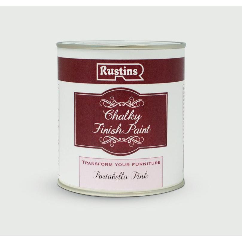 Rustins Chalky Finish 250ml Portobello Rosa