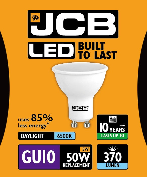 JCB LED GU10 5w 350lm 3000k Blanco Cálido