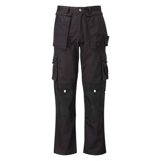 Orbit Pro Black Multi Pocket Trousers