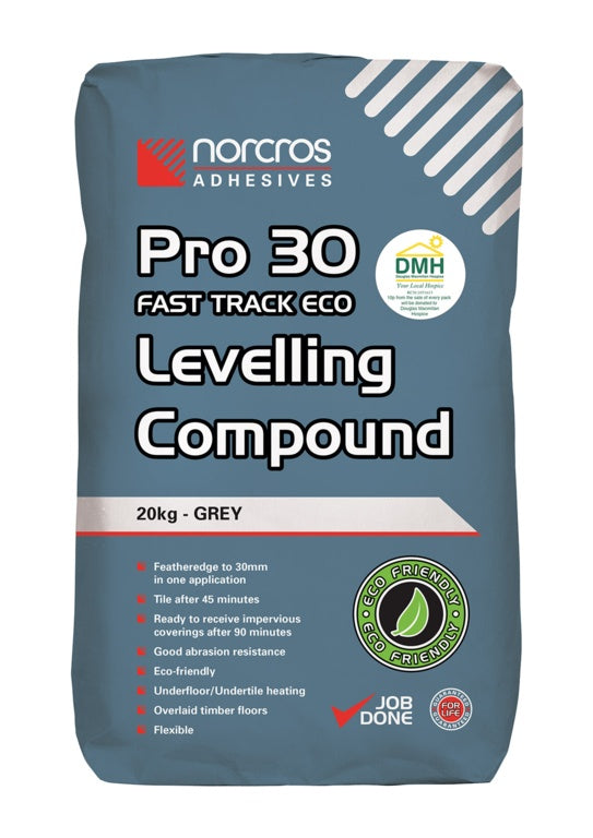 Norcros Pro 30 Fast Track Eco Levelling Compound 20kg