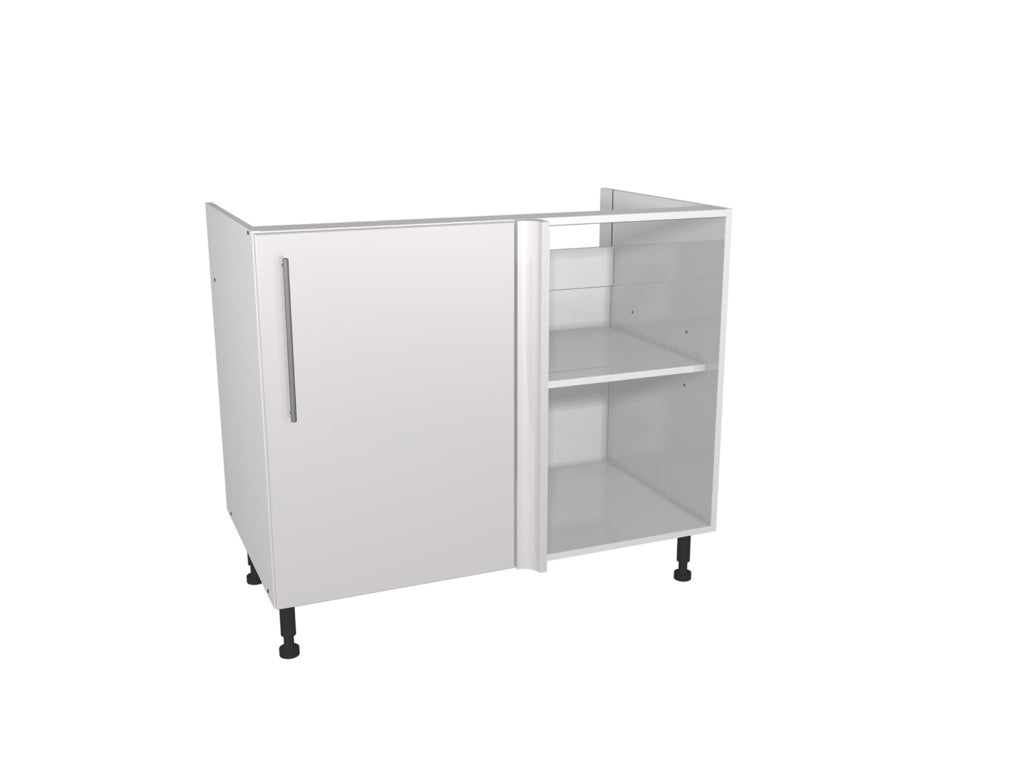 Gower Rapide+ Paris White Corner Base Unit