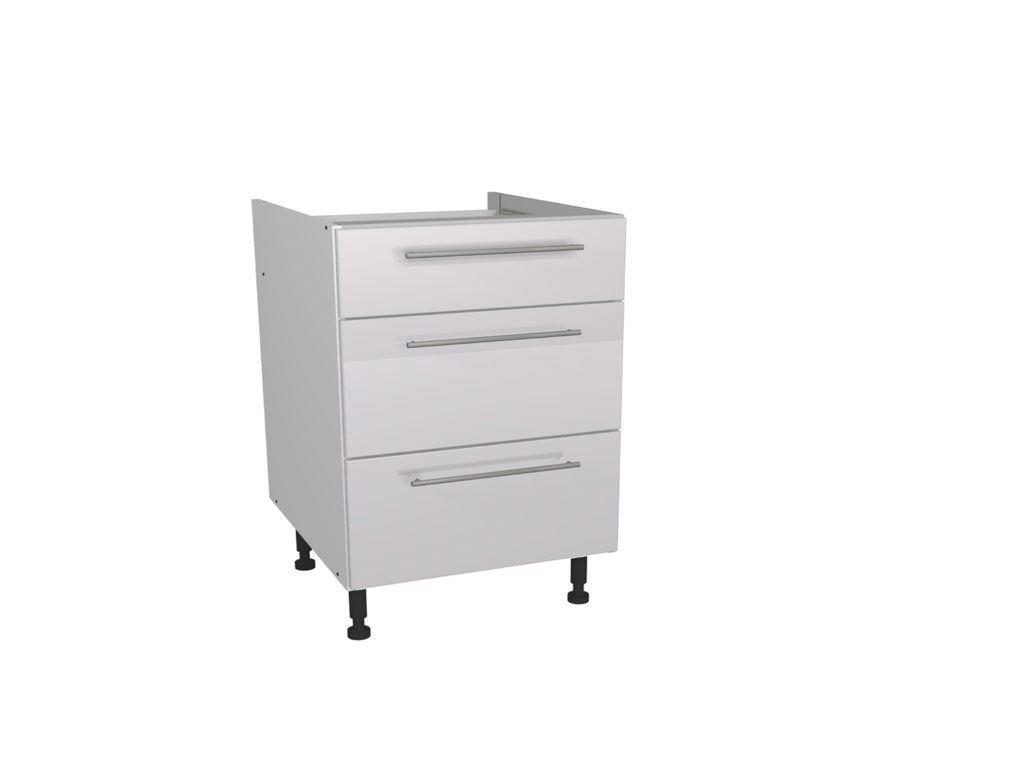 Mueble Gower Rapide+ Paris Blanco 3 Cajones