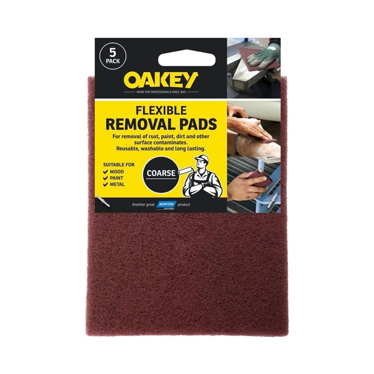 Oakey Paint & Varnish Removal Pad Pack 5