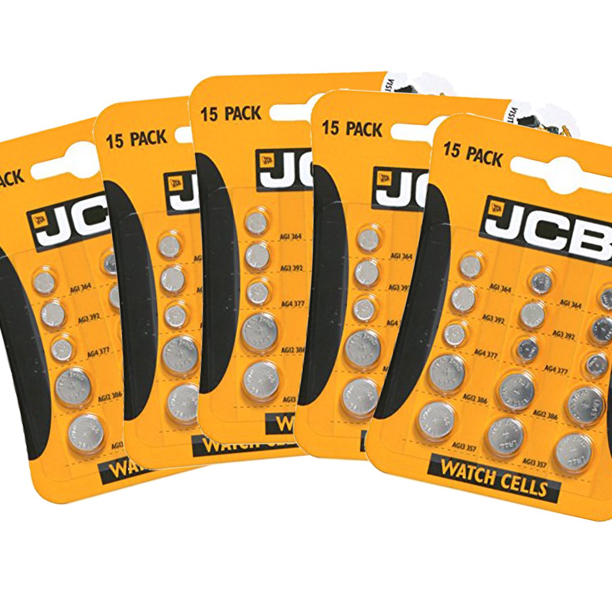 Pilas Alcalinas Para Reloj JCB Pack 15