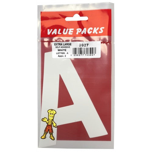 Fast Pak LETTER A EXTRA LARGE SELF ADHESIVE LETTER