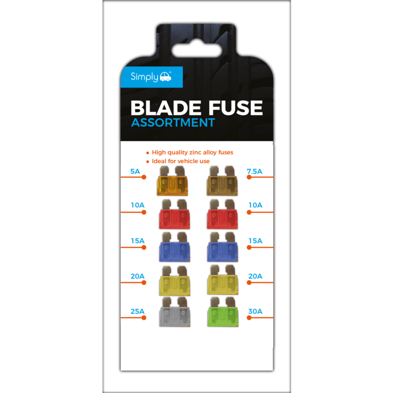 Simply Brand's Blade Fuse Assortment Pack 10