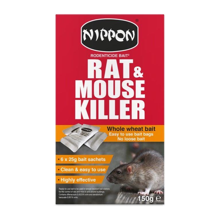 Nippon Rodenticide Whole Wheat Bait 150g