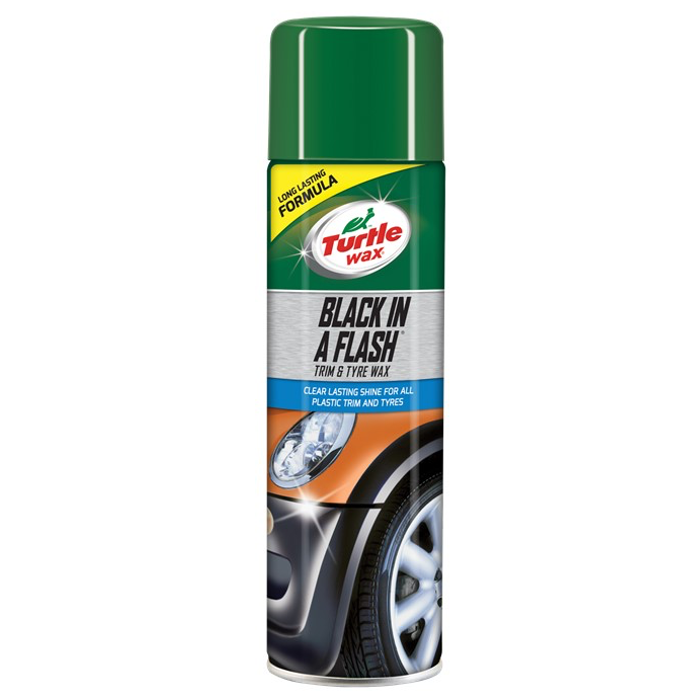 Turtle Wax Black In A Flash 500ml Aerosol