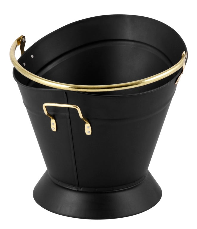 Hearth & Home Waterloo Coal Bucket Black & Brass