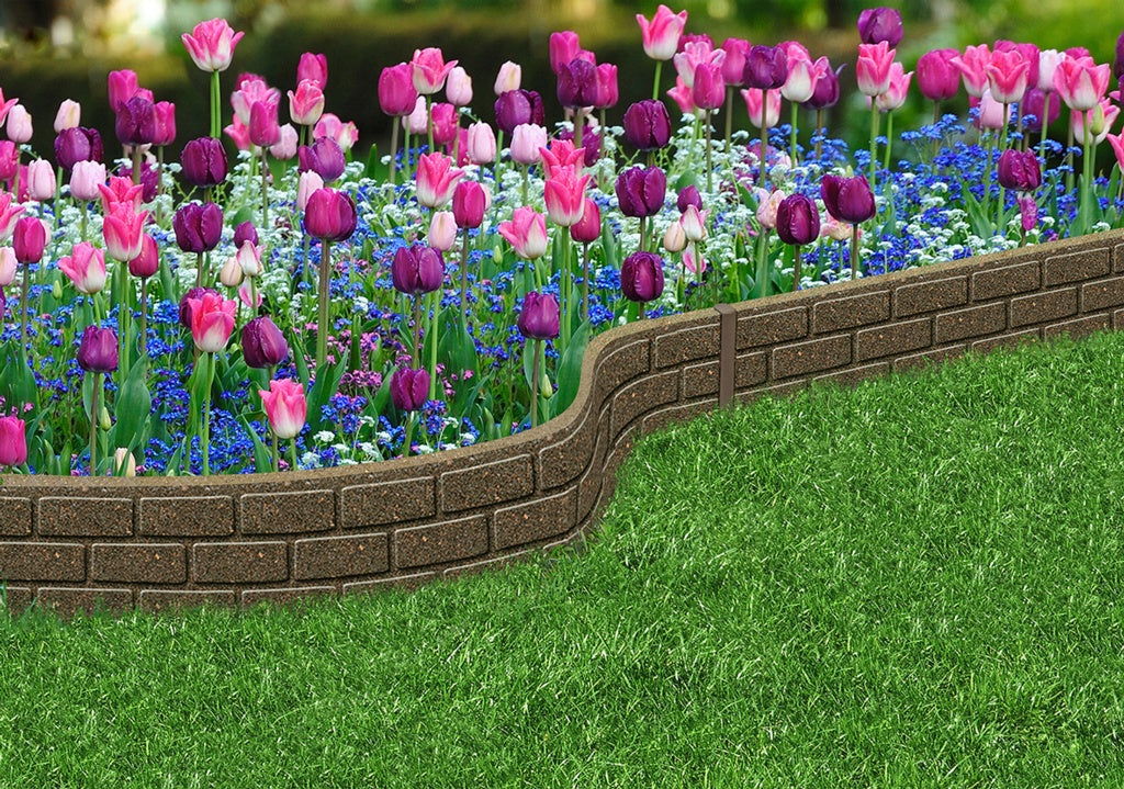 Primeur Ultra Curve Border Brick Tall 15cm Earth