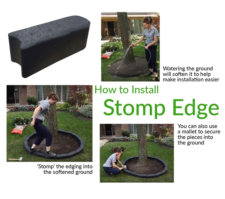 Primeur Stomp Edge Border Graphite 10x12x30cm